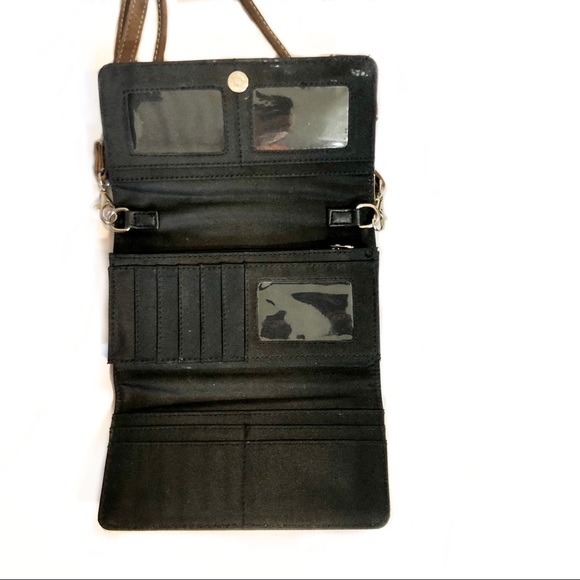 Crossbody Wallet Southwestern Style Red - Picture 2 of 9